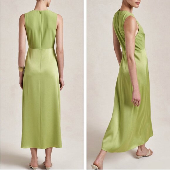 La Ligne Green Midi Dress - Picture 2 of 9